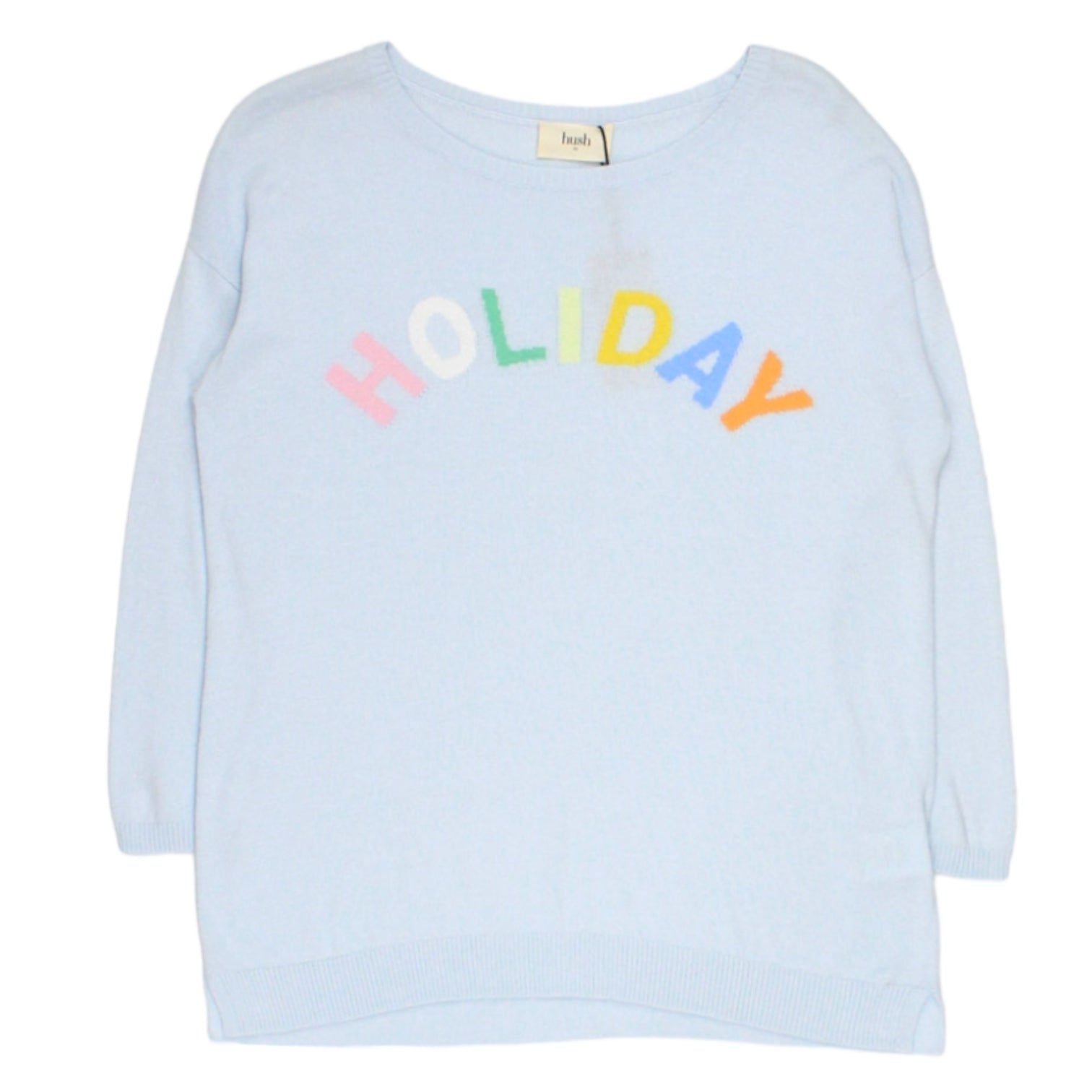 Hush Blue Holiday Knitted Jumper