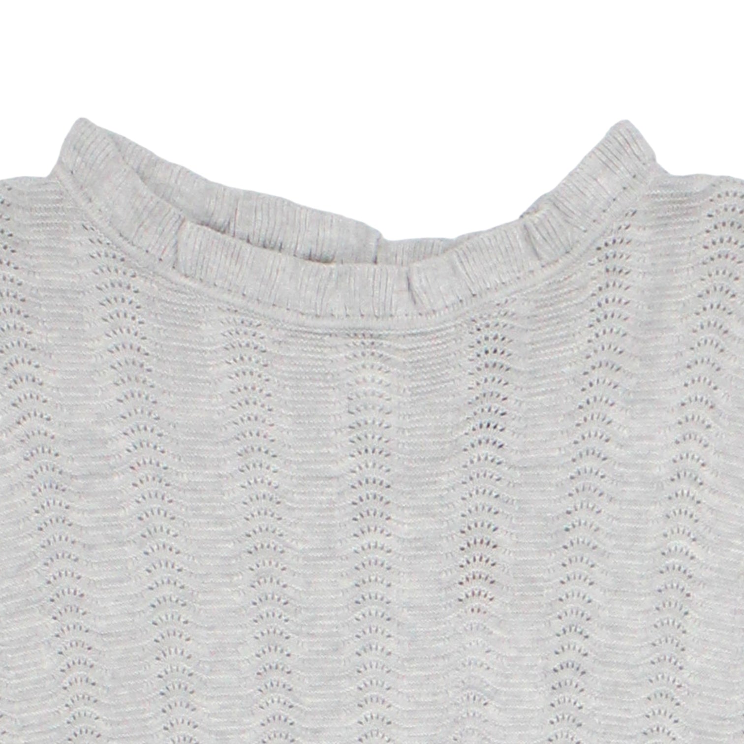 Hush Grey Gail Ruffle Neck Jumper