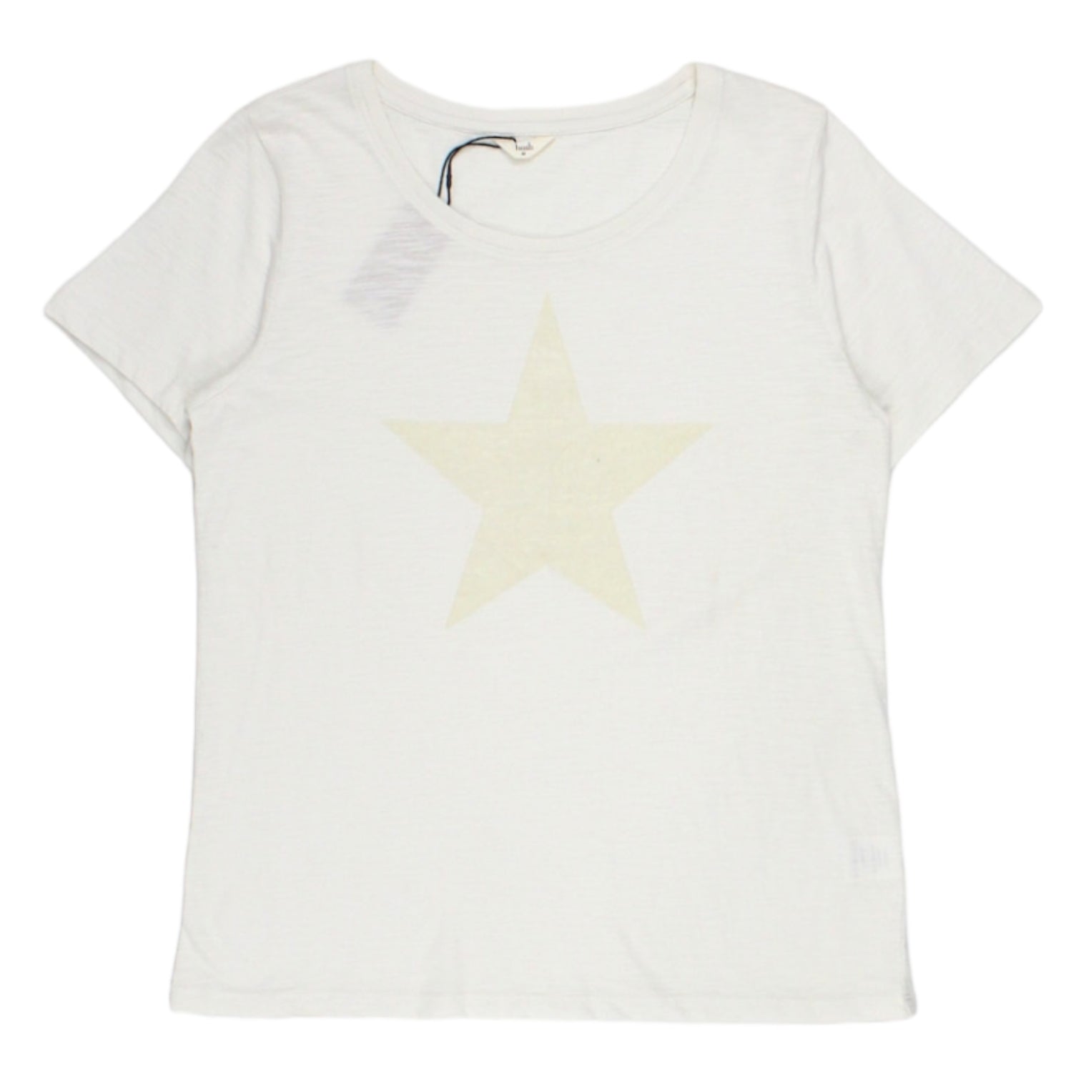 Hush Cream Slub Flock Star T-Shirt