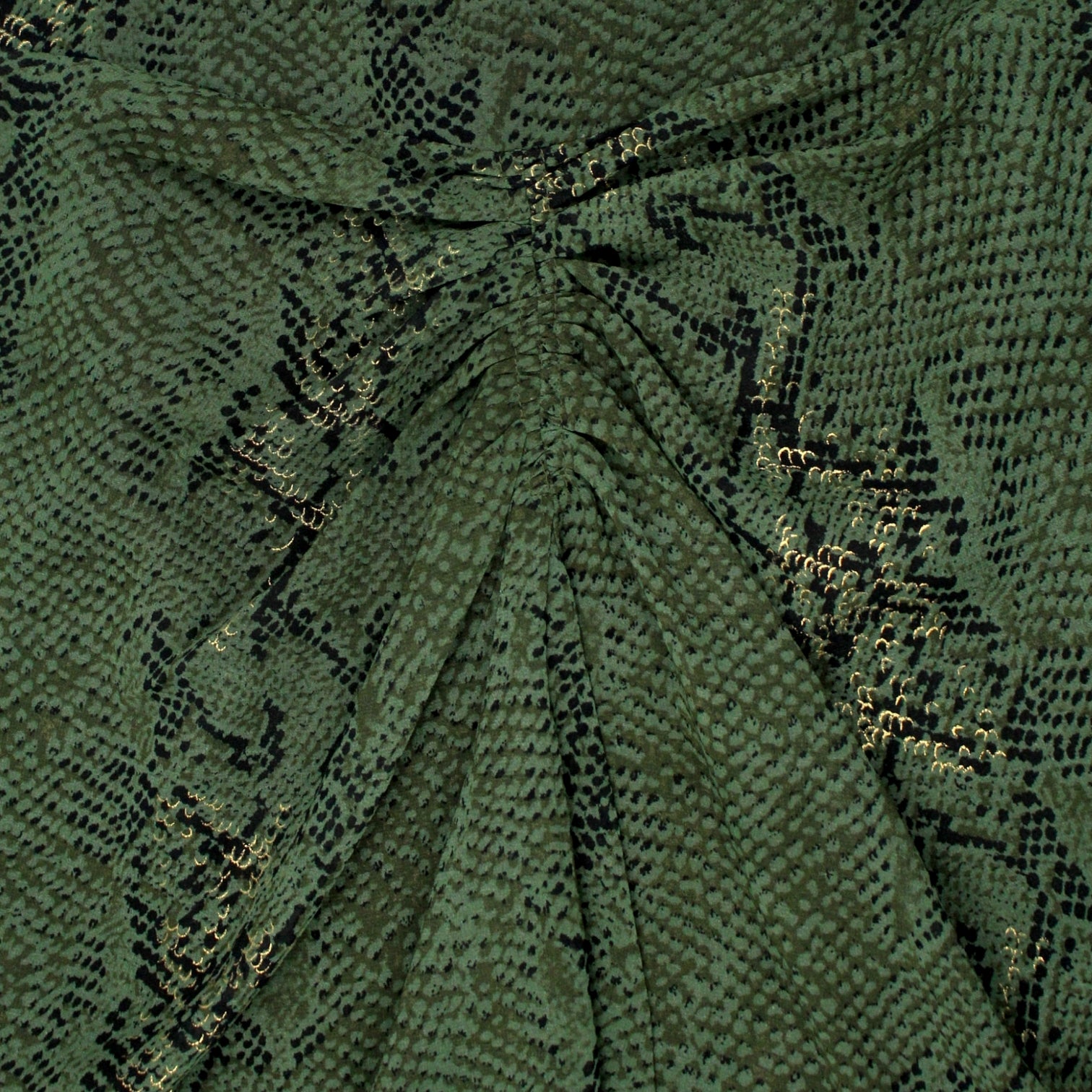 Hush Green/Gold Snake Florence Skirt