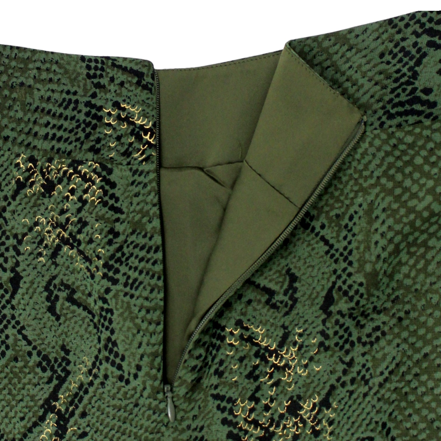 Hush Green/Gold Snake Florence Skirt