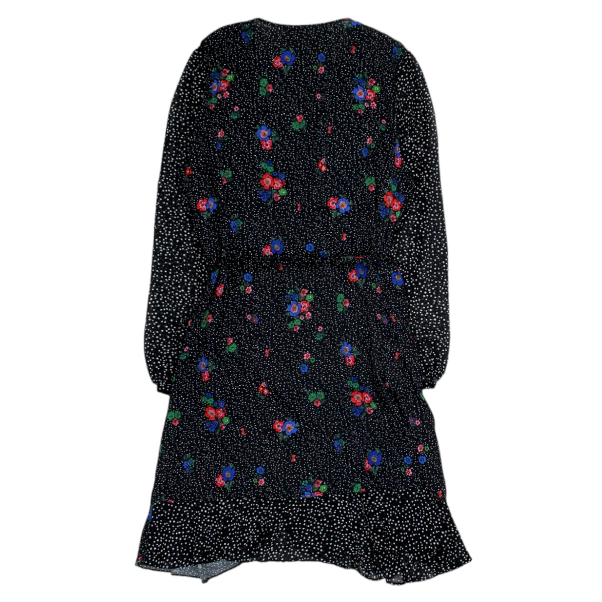 Hush Black Flower Dot Pandora Dress