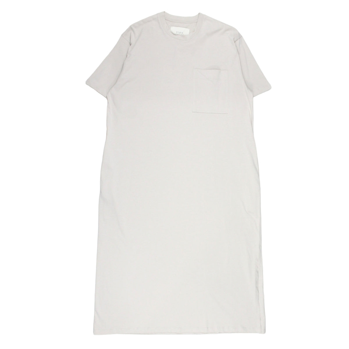 Studio Nicholson Bone Short Sleeve Jersey Dress