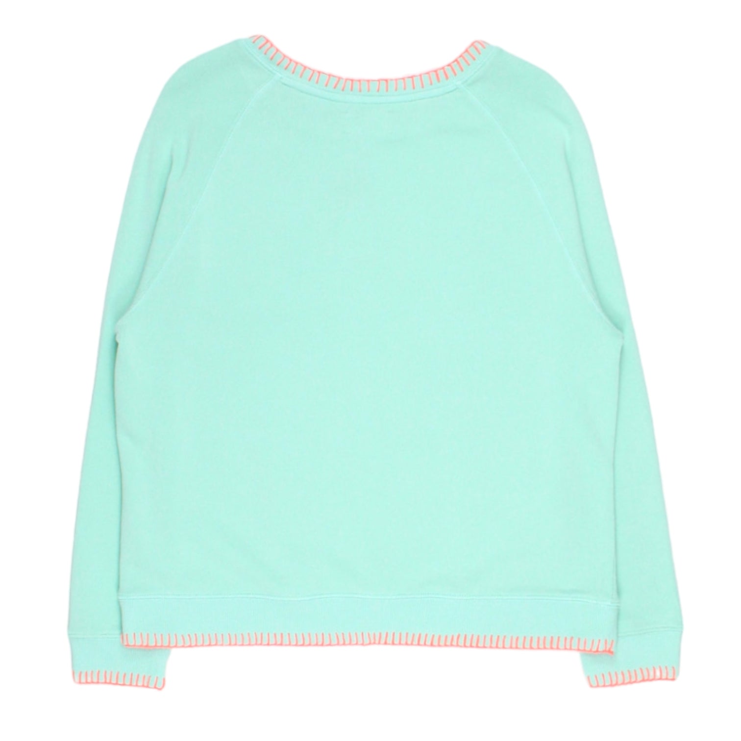 Hush Green Contrast Stitch Sweat Top