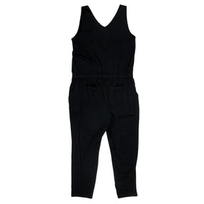 Hush Black Cropped Jumpsuit