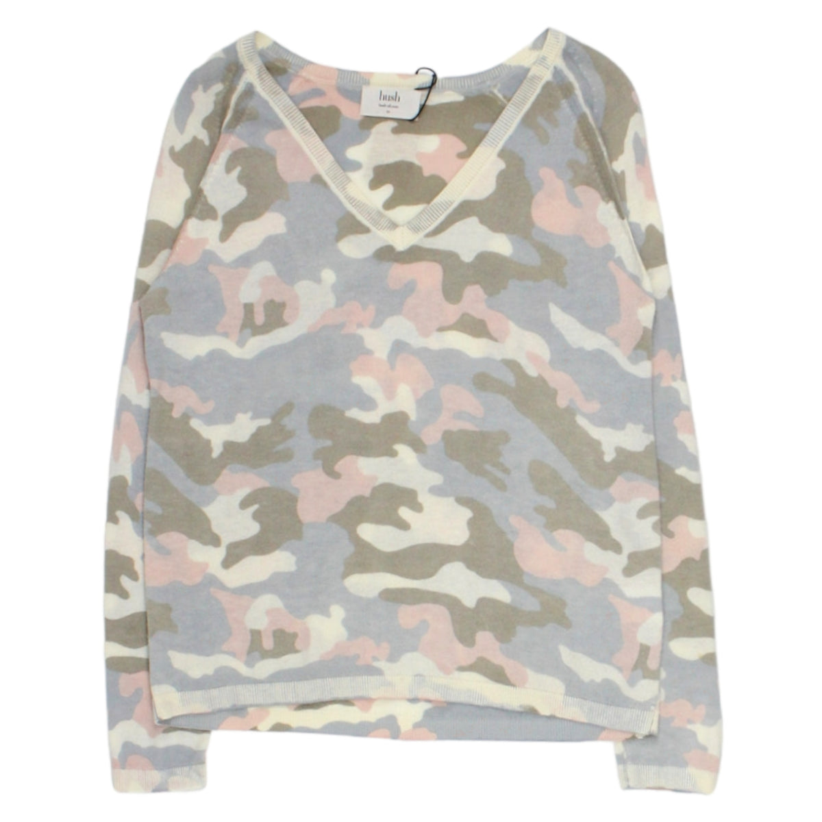 Hush Ecru/Peach Camo Printed Jumper