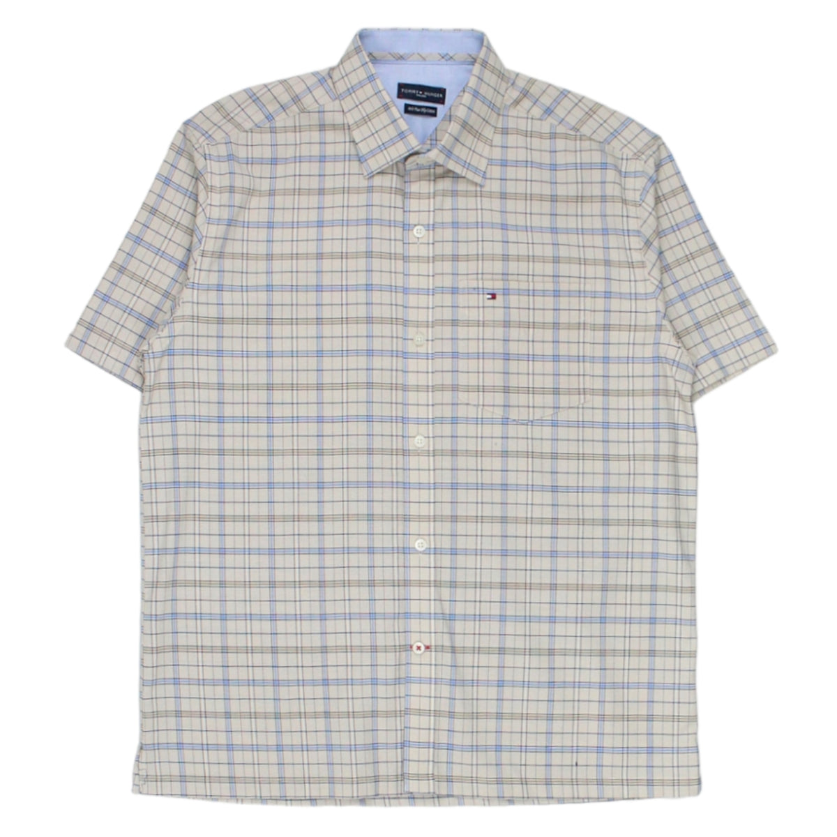 Tommy Hilfiger Cream Checked Shirt