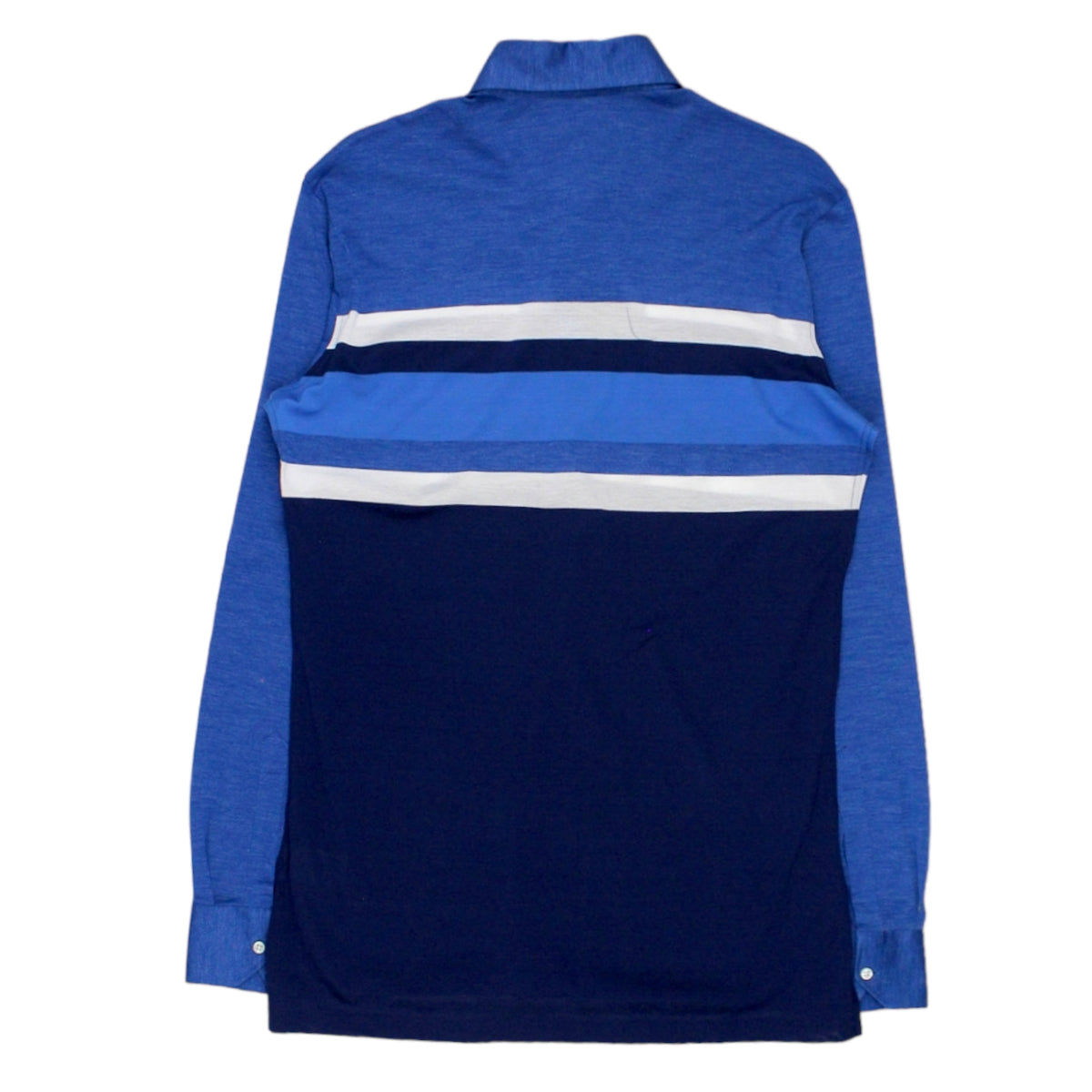 Cifonelli Blue/White Polo Style Shirt