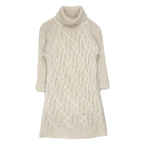 Zara Cream Knitted Polo Cable Dress | Shop from Crisis Online Zara Cream Knitted Polo Cable Dress | Shop from Crisis Online