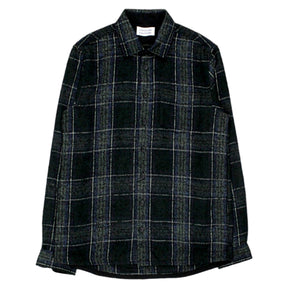 Libertine-Libertine Green Plaid Tweed Shirt