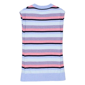 NRBY Blue Striped Cashmere Vest - Sample