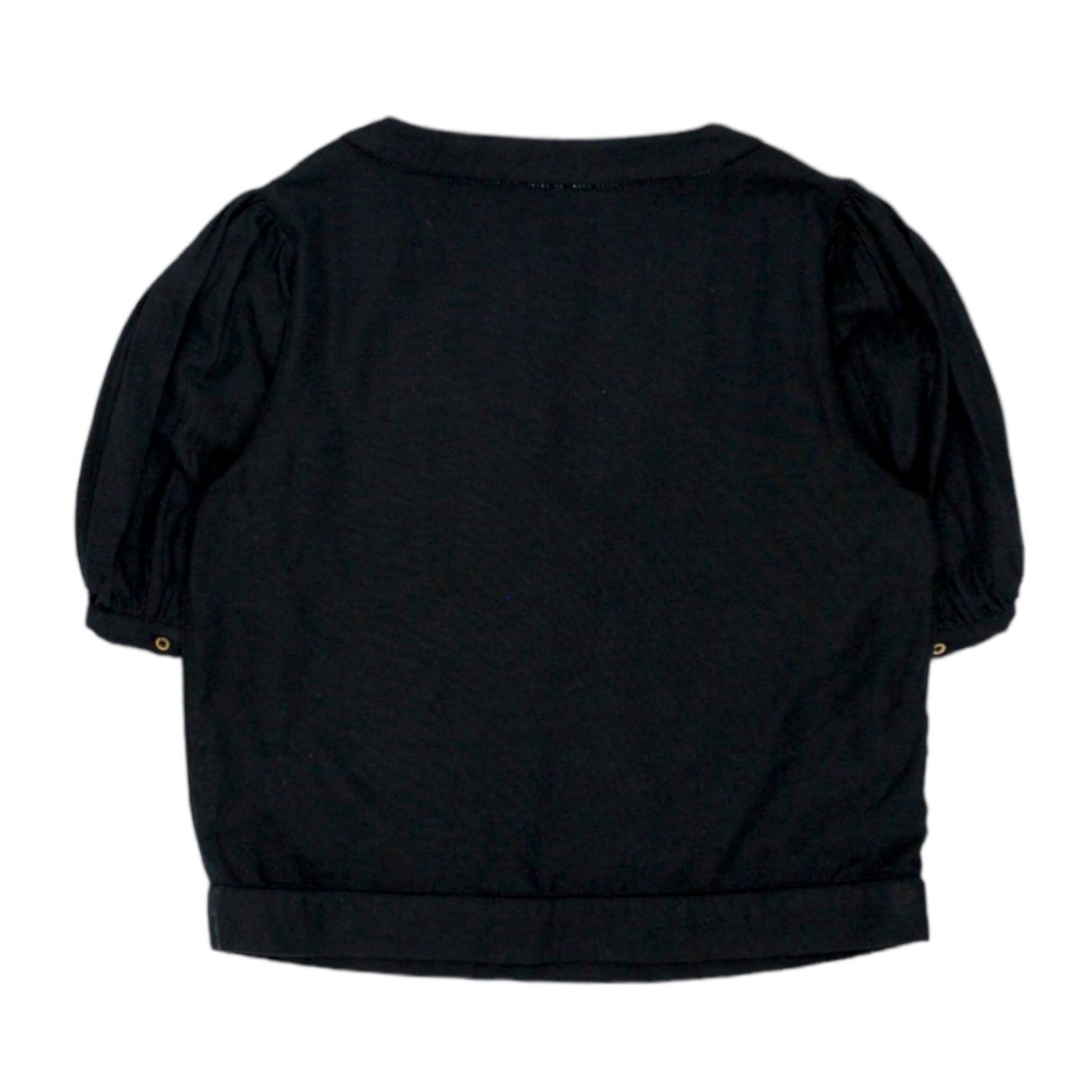 Hush Black Andino Linen Top