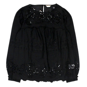 Hush Black Piper Broderie Blouse