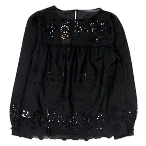 Hush Black Piper Broderie Blouse