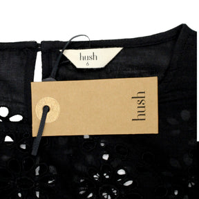 Hush Black Piper Broderie Blouse