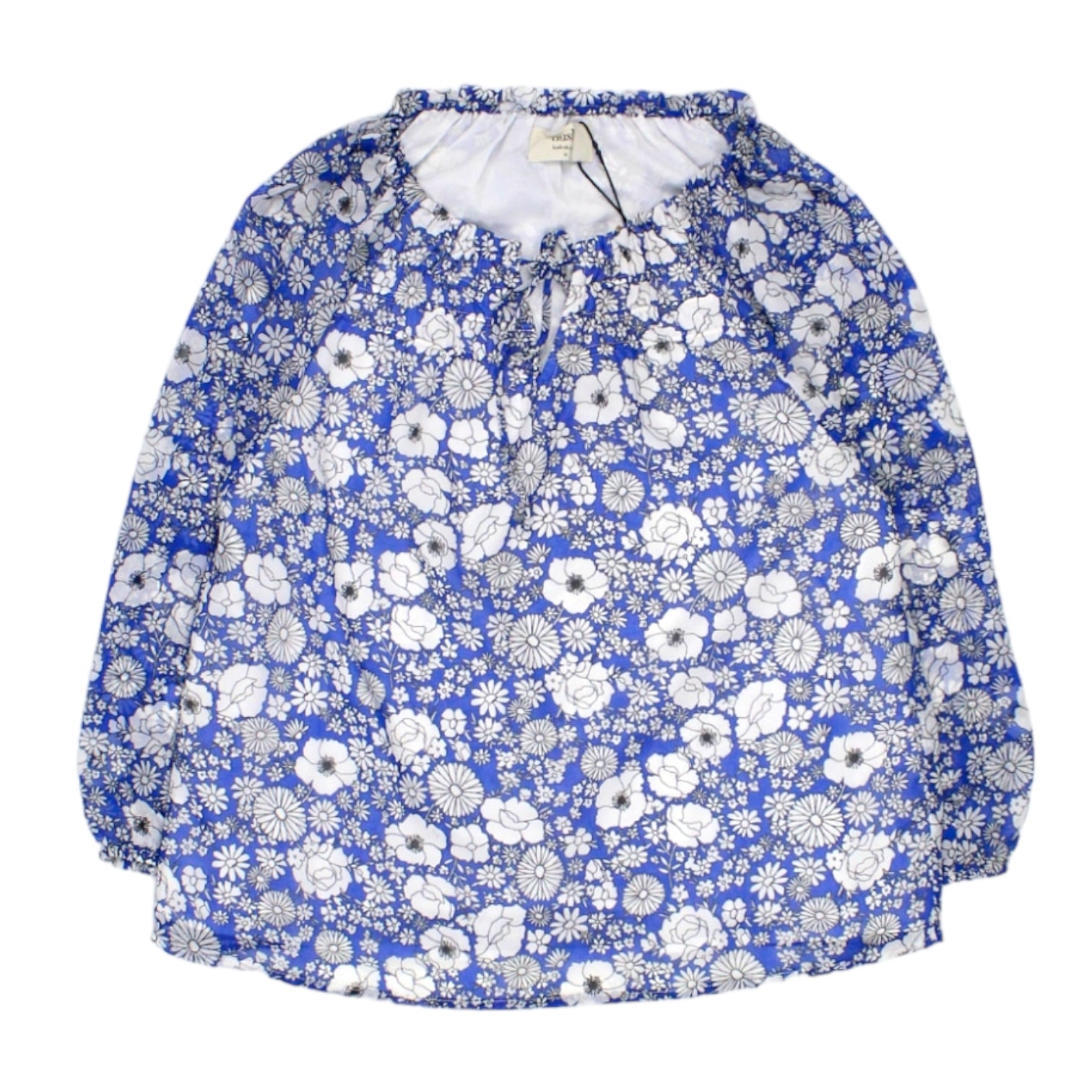 Hush Blue Floral Tabitha Top | Shop from Crisis Online