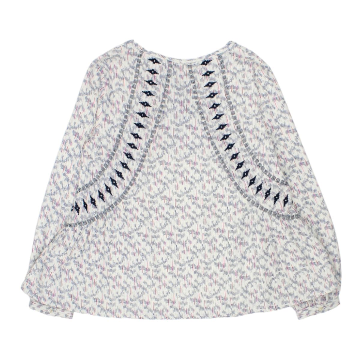 Hush White/Blue Bo Top