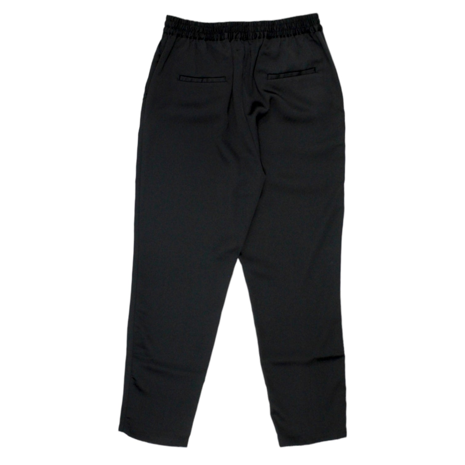 Hush Black Satin Crepe Jogger