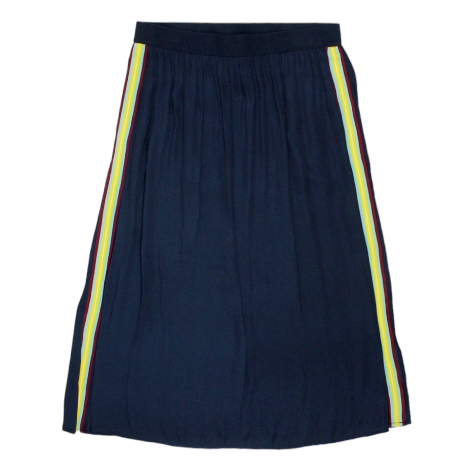 Hush Navy/Multi Contrast Trim Skirt