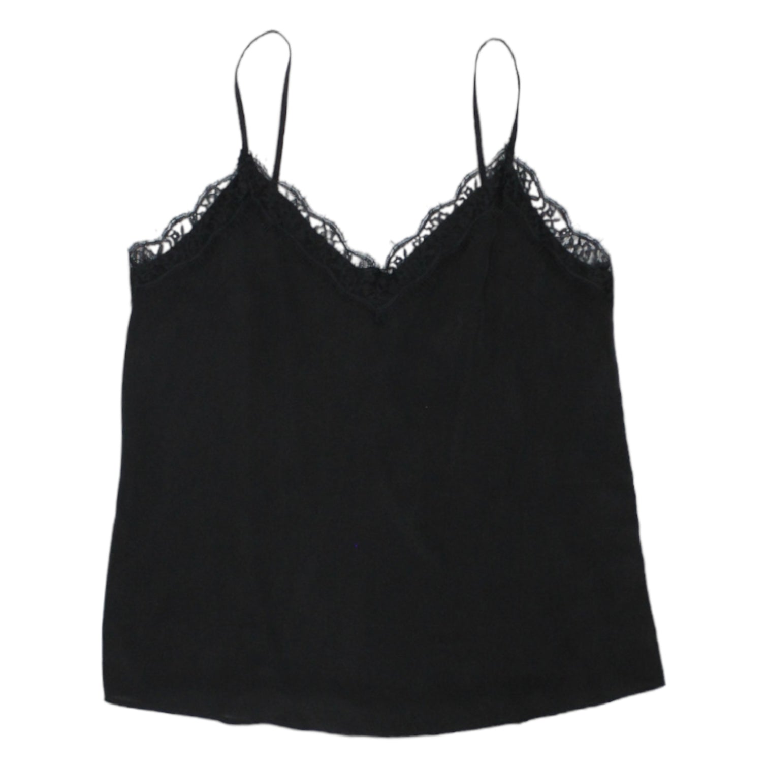 Hush Black Silk Oxford Cami