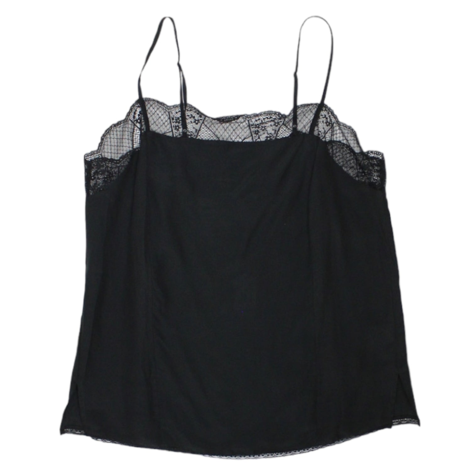 Hush Black Lace Trim Cami