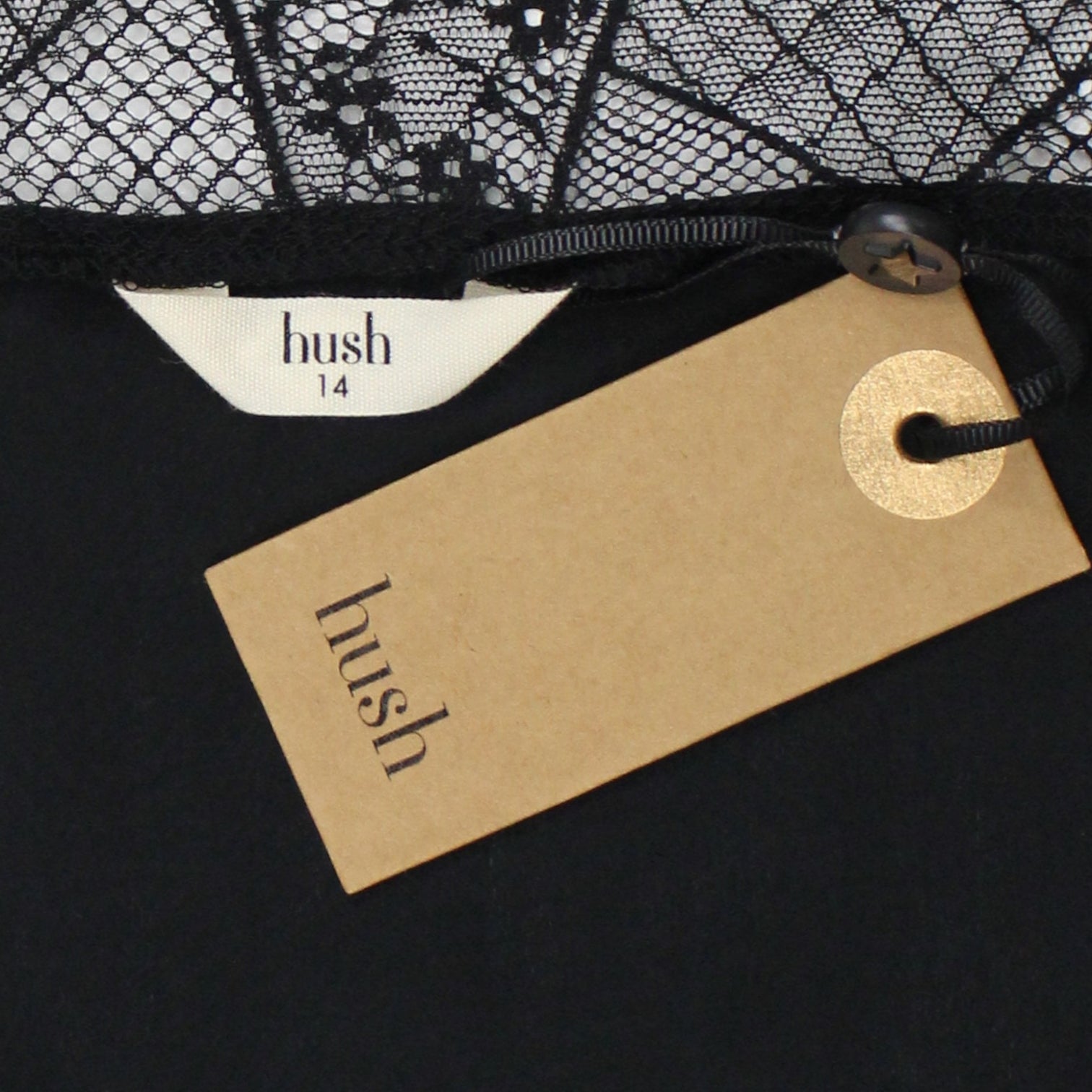 Hush Black Lace Trim Cami