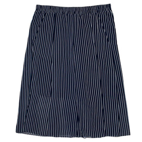 Hush Navy/White Marina Striped Skirt