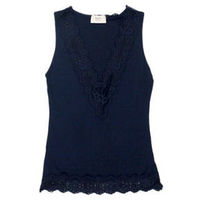 Hush Navy Peek A Boo Top