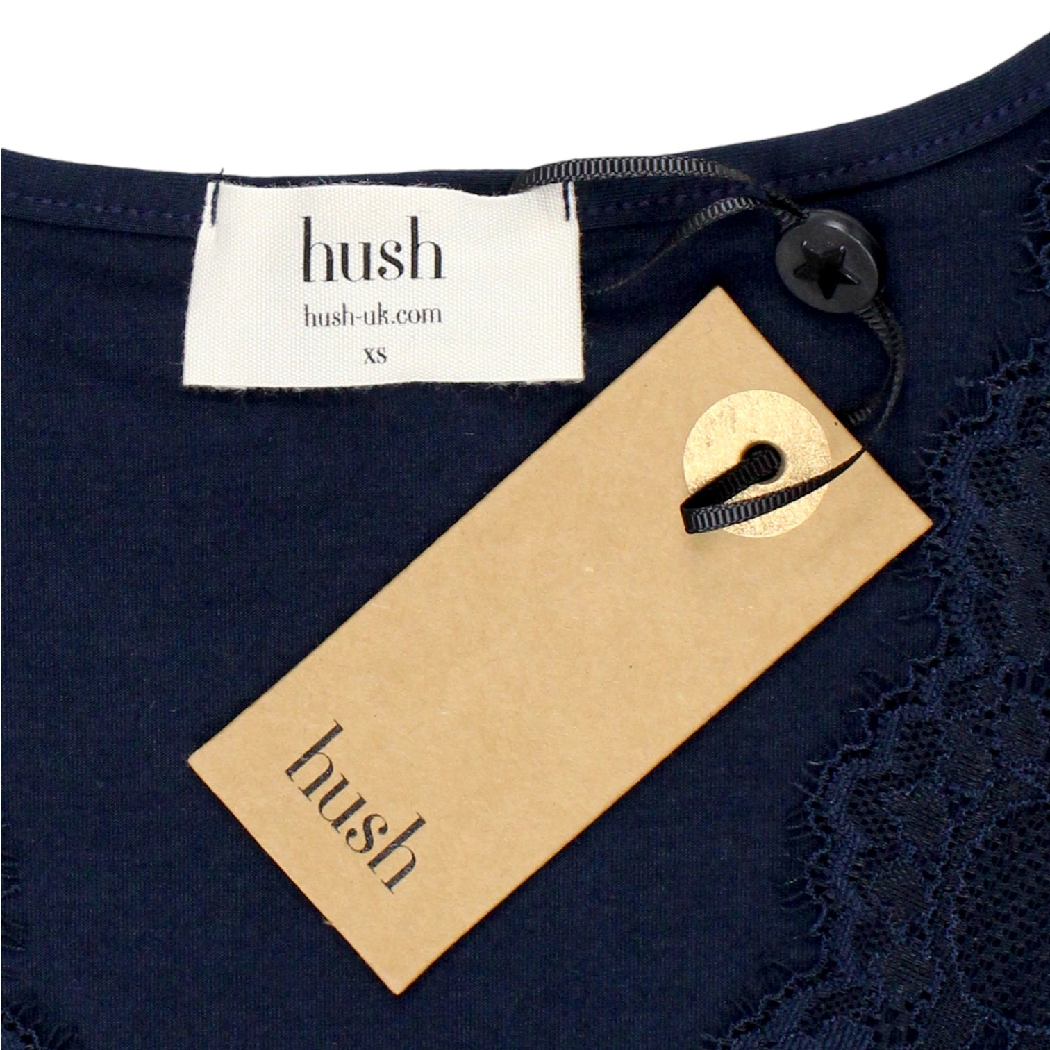 Hush Navy Peek A Boo Top