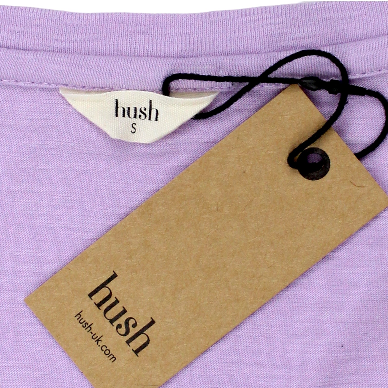 Hush Viola Cotton Slub Tee