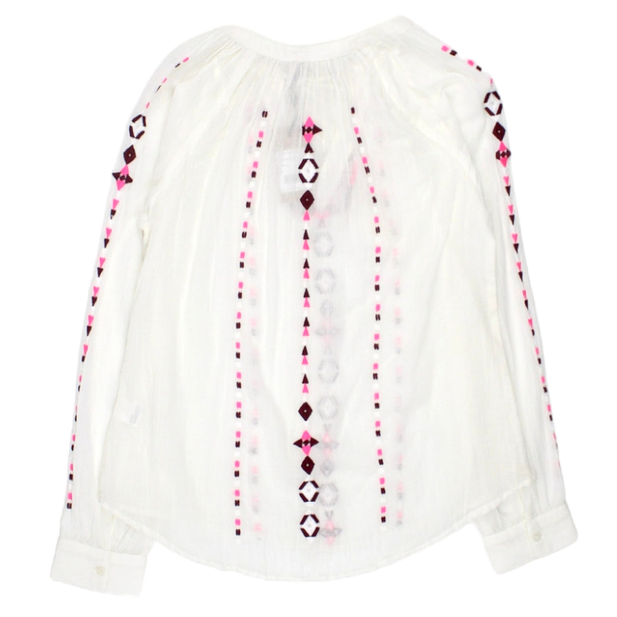 Hush White Lawn Goa Embroidered Shirt