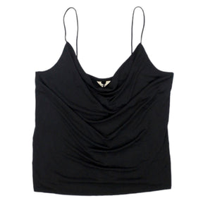 Hush Black Cowl Neck Jersey Cami