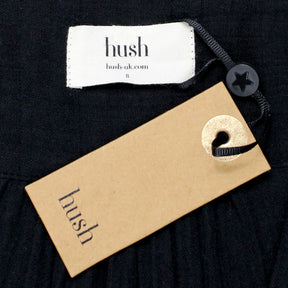 Hush Black Dina Midi Dress