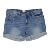 Hush Washed Blue Denim Shorts