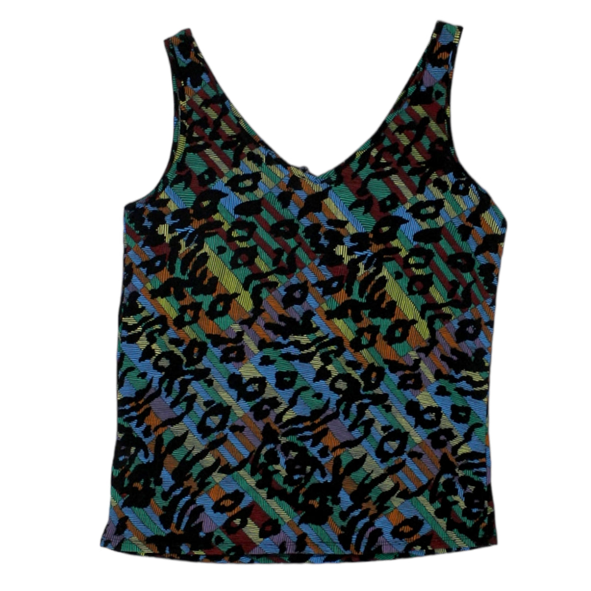 Hush Black/Multi V-Neck Vest