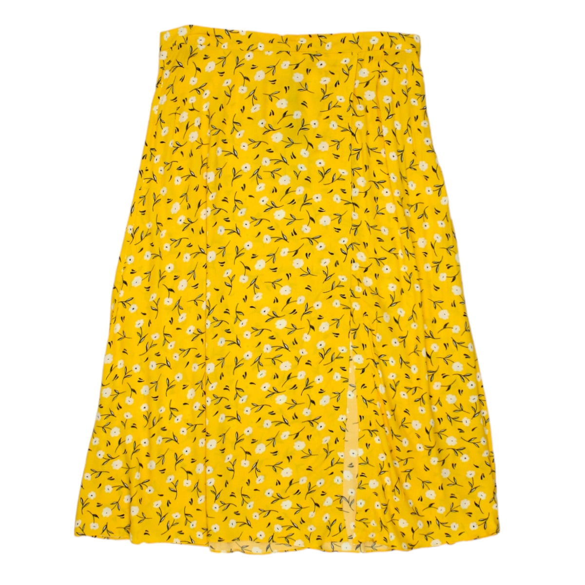 Hush Yellow Floral Elaine Split Skirt