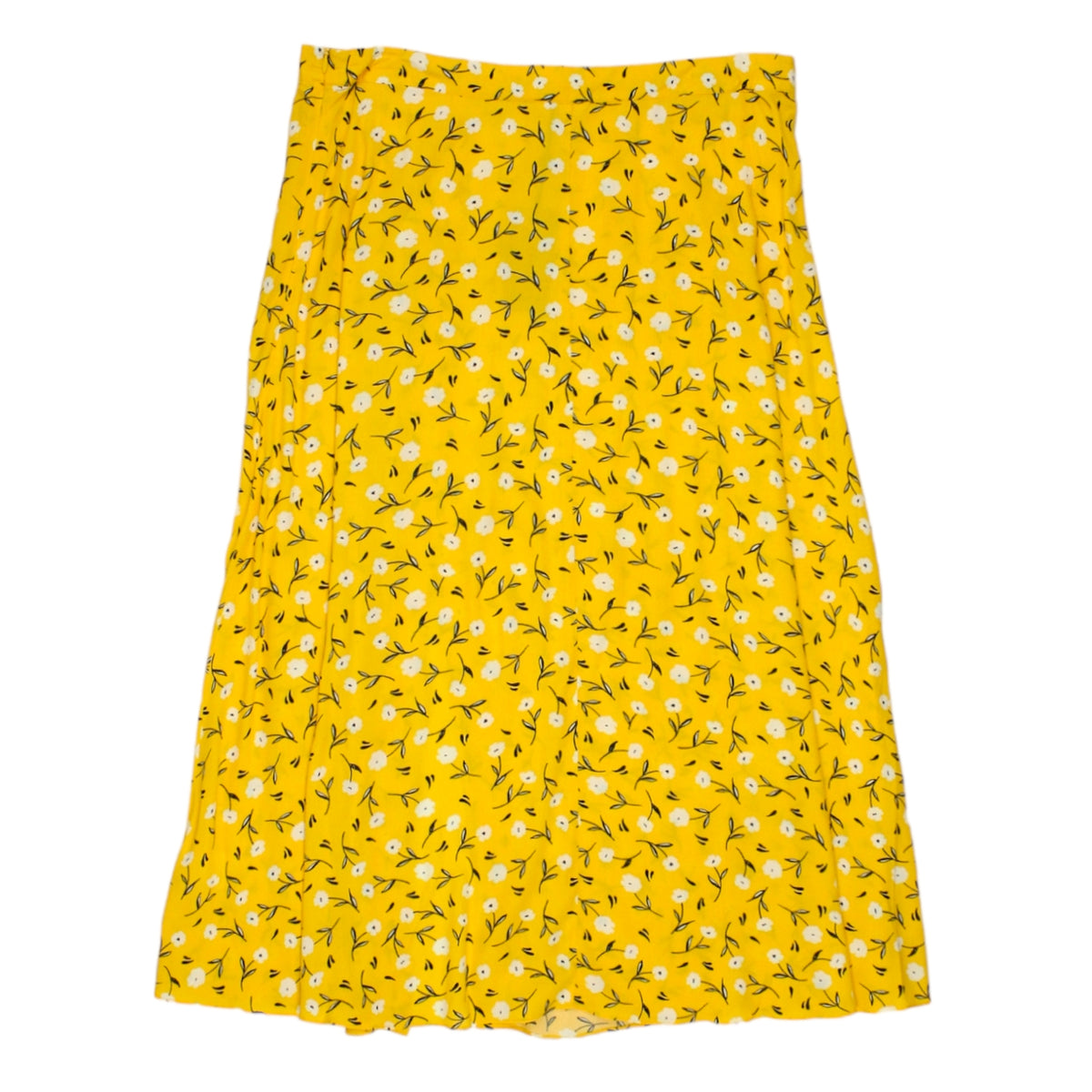 Hush Yellow Floral Elaine Split Skirt
