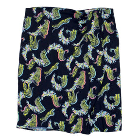 Hush Navy Tiger Side Knot Skirt