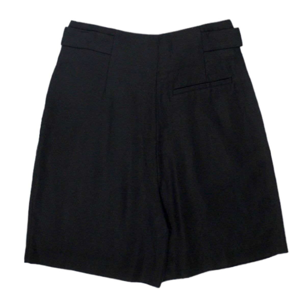 Hush Black Linen Blend City Shorts
