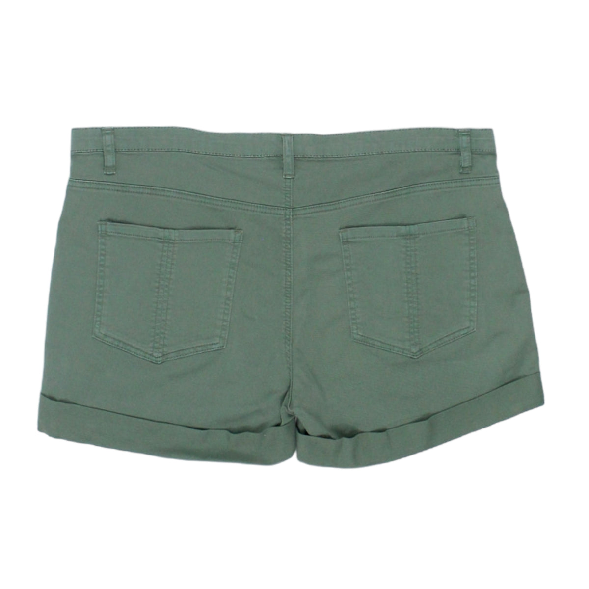 Hush Washed Green Chino Shorts