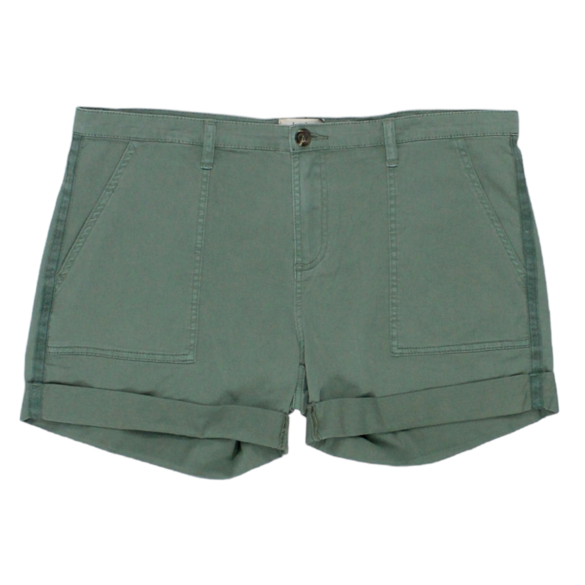 Hush Washed Green Chino Shorts