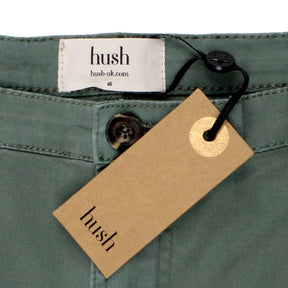Hush Washed Green Chino Shorts