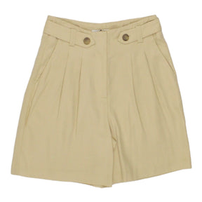 Hush Sand Linen Blend City Shorts