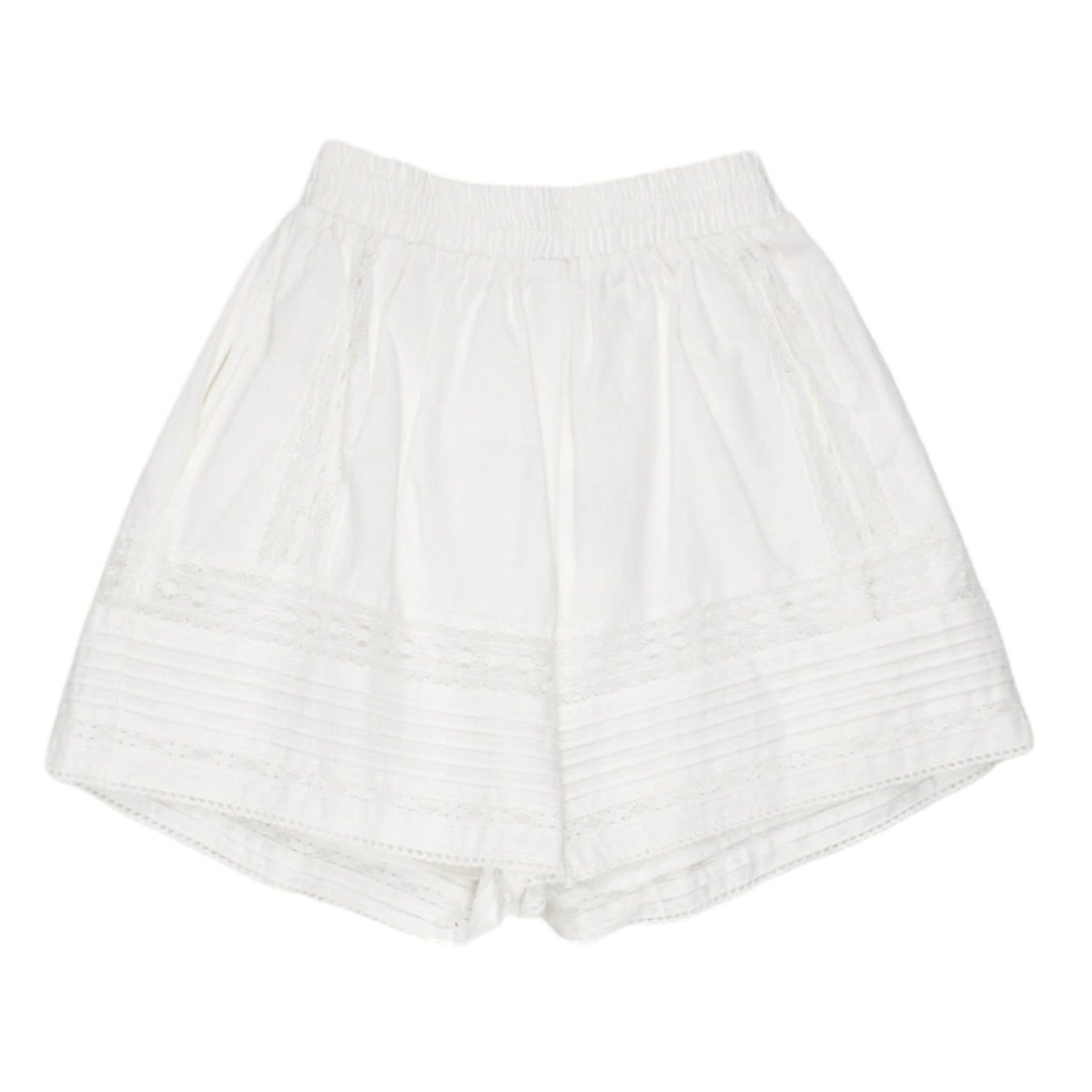 Meadows White Lined Caspia Shorts