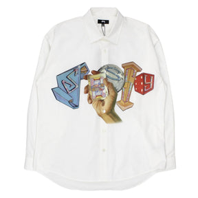 Stussy White Graphic Goldie Shirt