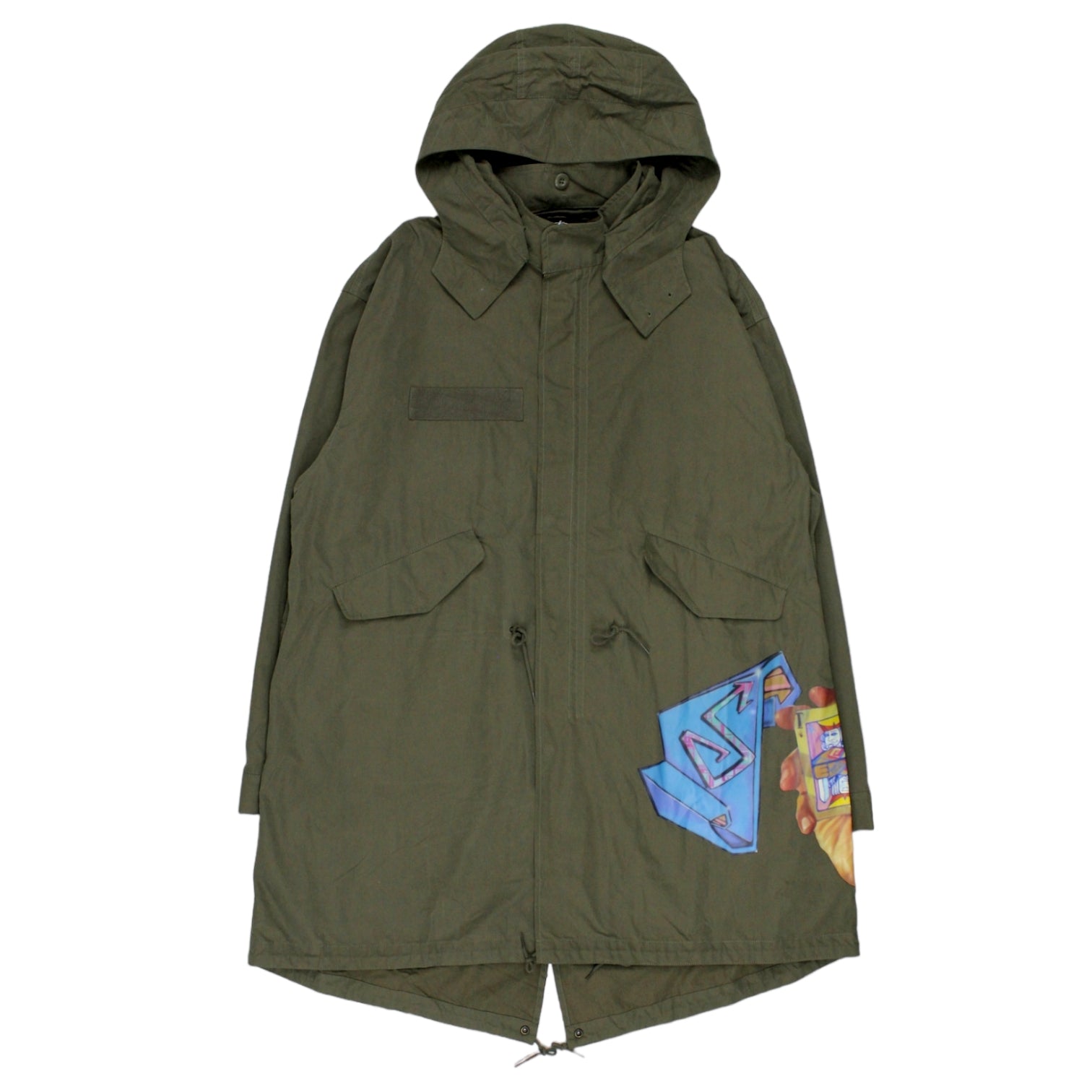 Stussy Olive Goldie Fishtail Parka