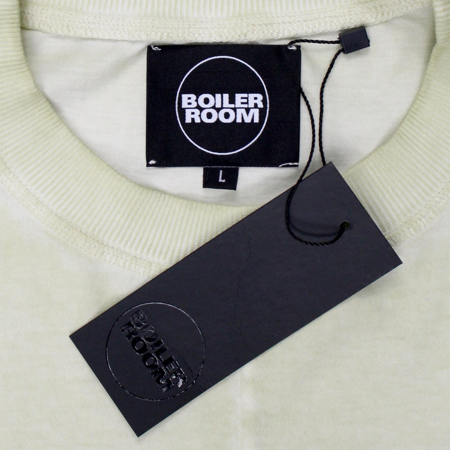 Boiler Room Cream Long Sleeved Top