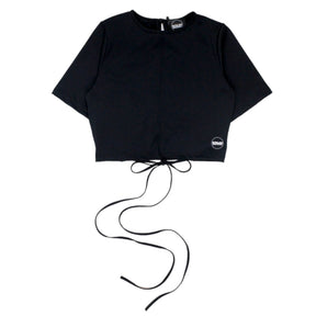 Boiler Room Black Cut Out Back Top