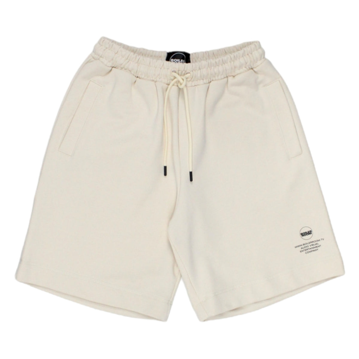 Boiler Room Cream Undyed Jersey Shorts