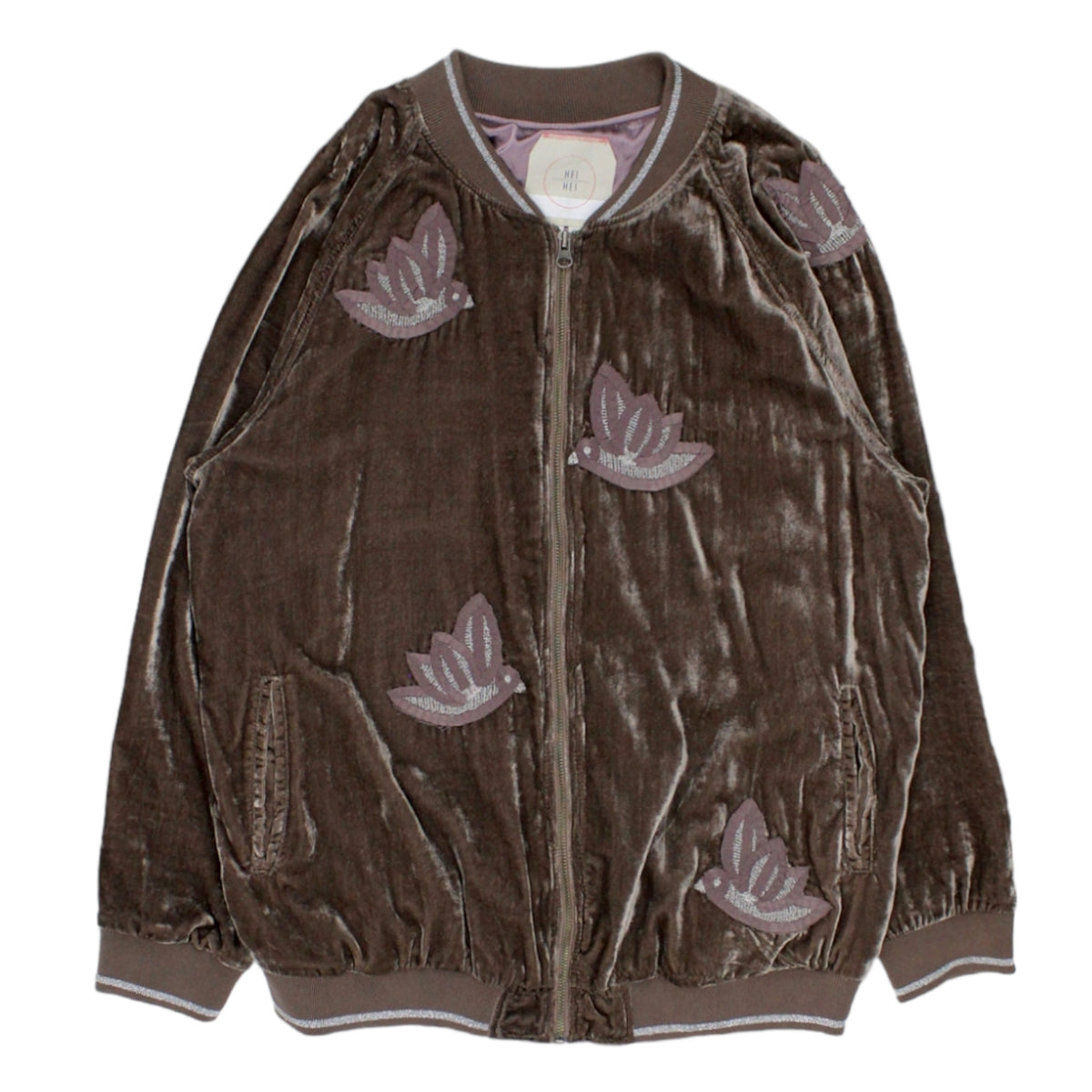 Hei Hei Mouse Velvet Bomber Jacket
